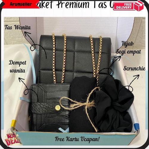 Hampers Tas Wanita Kado Ulang Tahun Tas Hadiah Wisuda Kado Anniersary Kado Jam Tanganwanita Dompet W