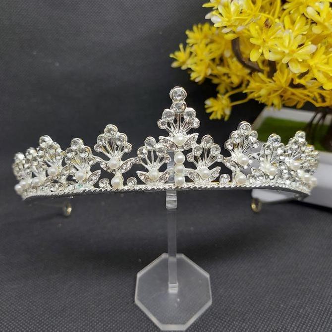 Mahkota Aurel - MahkotaPengantin / Bridesmaid - Bridal Crown Mutiara - Wedding Crown Gold Silver Kri