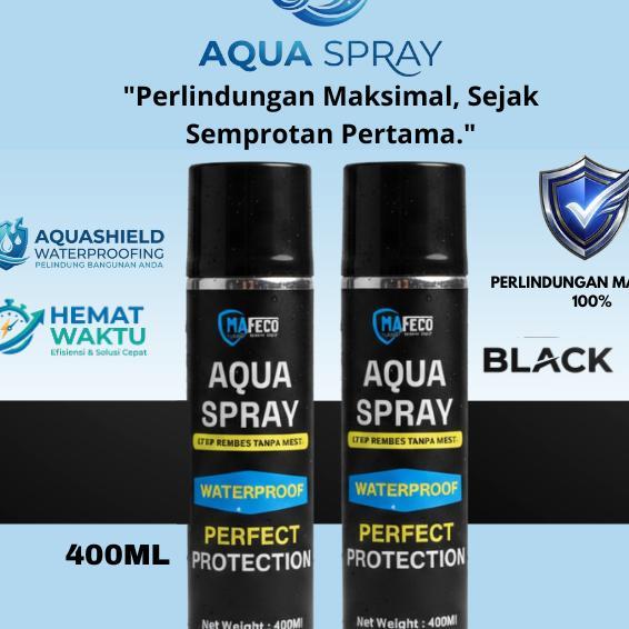 Aqua Spray | Seal And Protect | Cairan Anti Bocor | Rubber Sealant Spray 400Ml