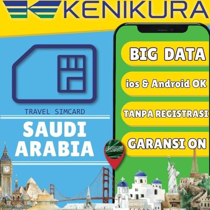 SIM Card Saudi Arabia Kuota Data Besar STC | Arab Umroh SimCard Internet Travel | Kenikura