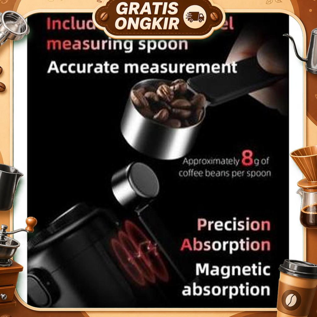 Mhw-3Bomber Gambo Sealed Canister Coffee Bean 250Gram Free Magnetic Spoon / Toples Vacuum Biji Kopi