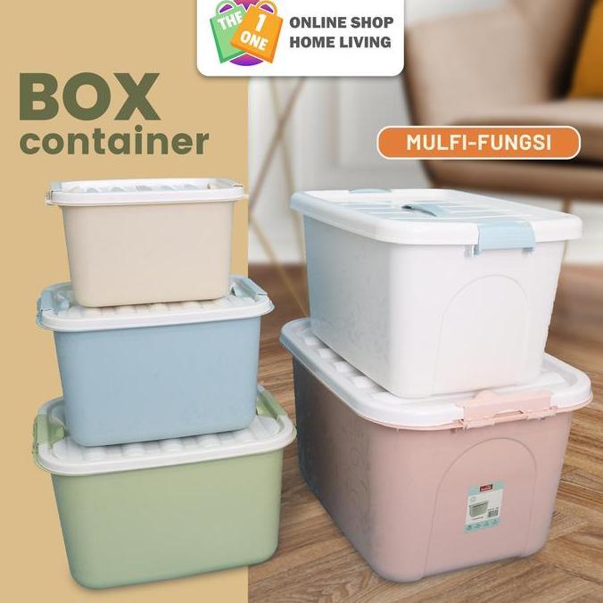 Agataforlads - Kotak Penyimpanan Baju Box Penyimpanan Container Box Multifungsi