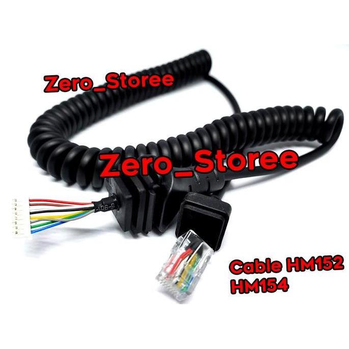 Kabel Mic Icom HM152 Kabel MIG HM-152 Kabel MIK HM 152 ICOM spiral