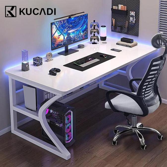 6goflanss - HANRIVER & KUCADI Kombinasi meja dan kursi Meja Komputer Meja Kantor Kursi Gaming Kursi 