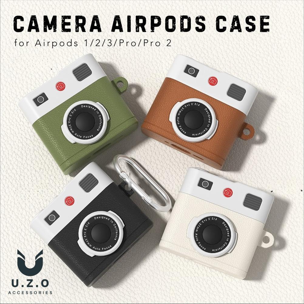 Airpods Case 1 / 2 / 3 / PRO Earphone Cover Silikon Pelindung Casing Apple Earbuds Insta Retro CAMER
