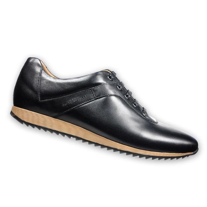 Sneakers Pria Sepatu Sneakers Pria Andrew Barnes Black (B7008-1)