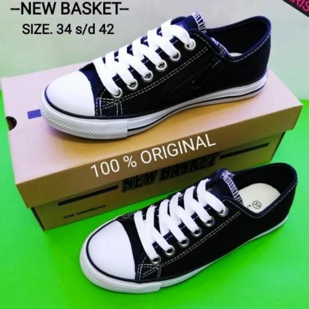 Sepatu Pria Sepatu Sekolah-Sepatu New Basket Lc-Sepatu Resleting