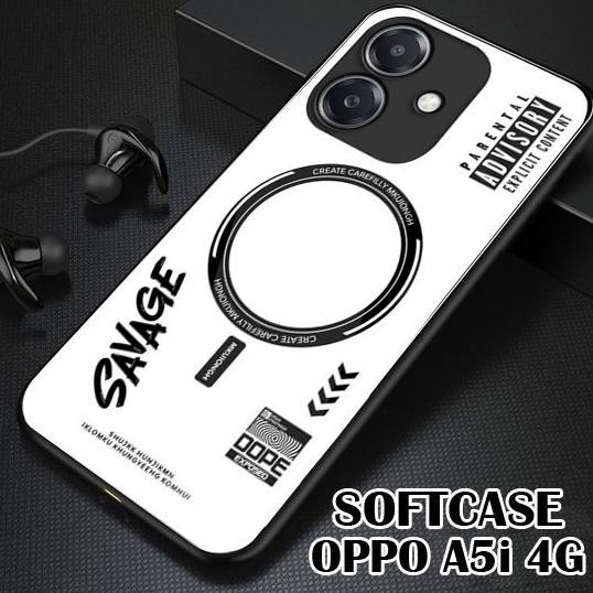 CUCI GUDANG Softcase Kaca Glossy OPPO A5i Terbaru 2025 - Case Kaca Kilau OPPO A5i - Softcase Mewah E