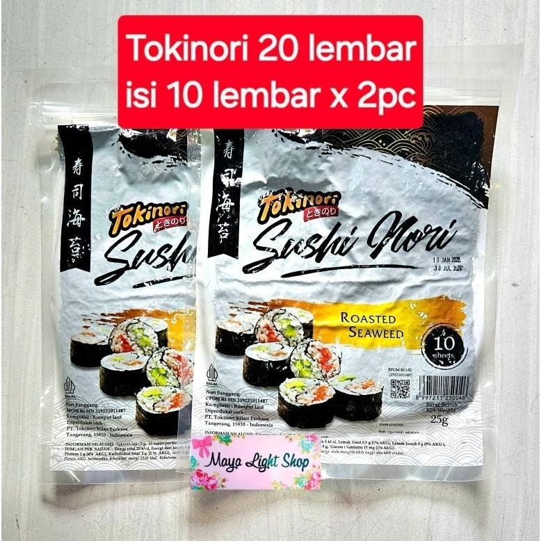 Terbaru PROMO SALE Nori Sushi 20 lembar Nori rumput laut sushi nori java sakao seaweed rumput laut b