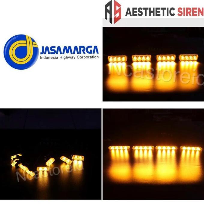 Promo STROBO GRILL JASAMARGA KUNING BERKUALITAS TERANG DAN BERGARANSI Diskon