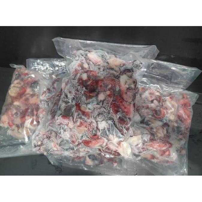 Carne- Gurita Potong - Frozen Tako Leg - Octopus Beku 1 Kg. Gurita Potong Isi Takoyaki