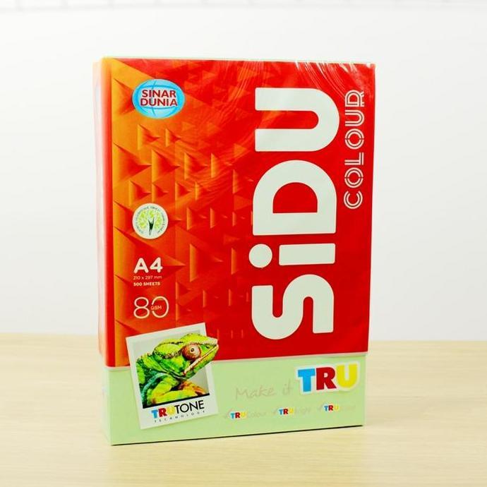 Paper- Kertas Hvs Warna Sidu A4 80 Gram