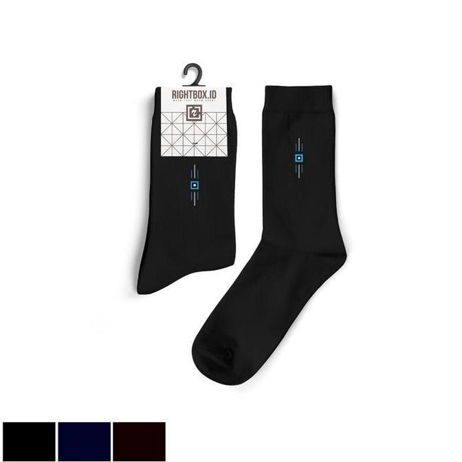 Super- Rightbox, Paket 3 Pasang Kaos Kaki Kantor Rightbox, Motif Minimalis, Allsize Dewasa
