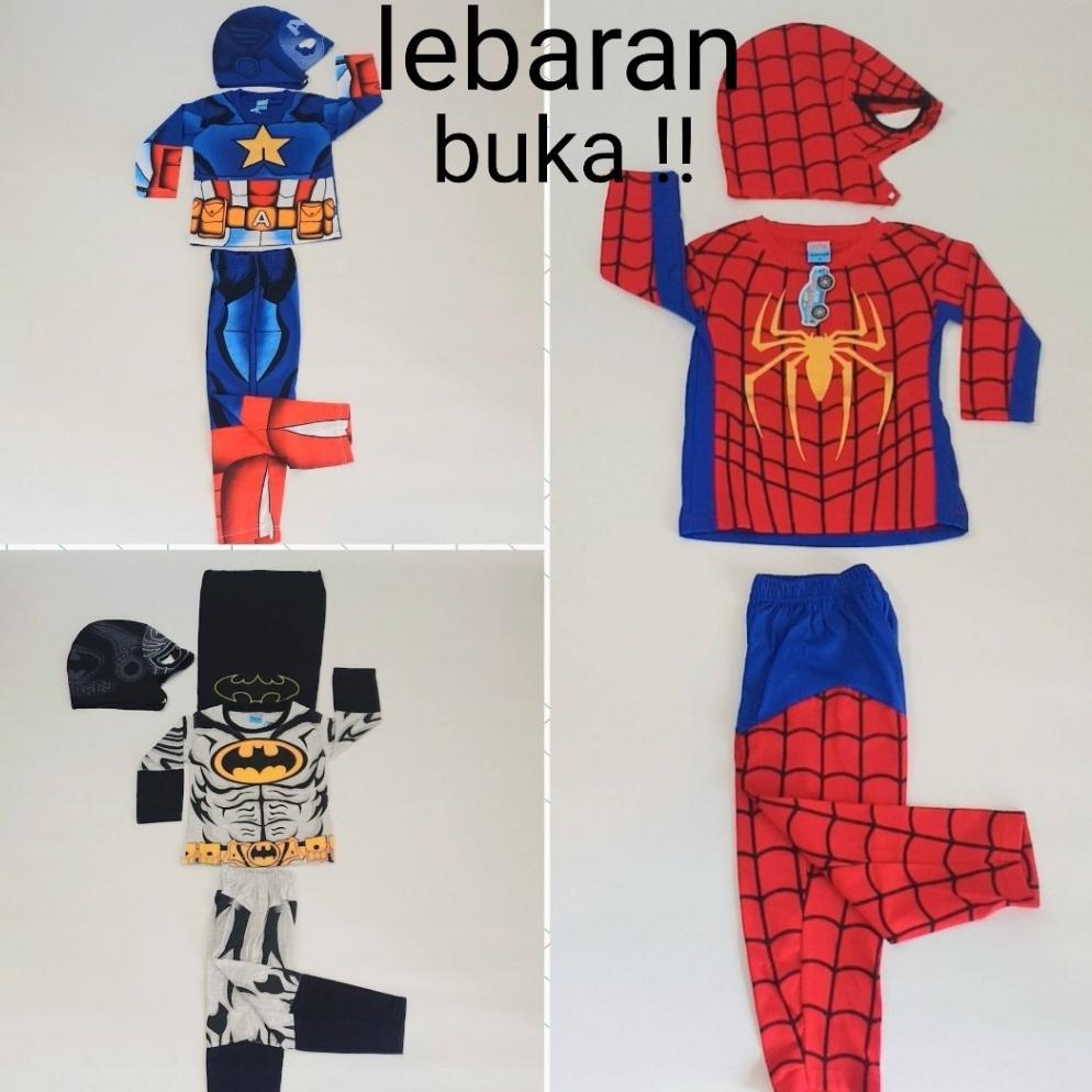 baju kostum spiderman anak