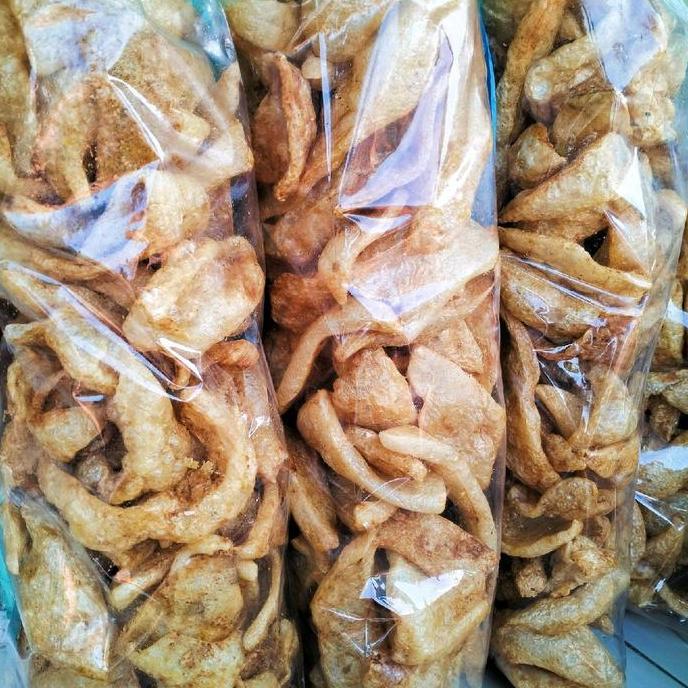 Umido- Krupuk Kulit Kerbau Khas Cirebon Kemasan 250Grm Free Packing Dobel Bubelwrap & Dus