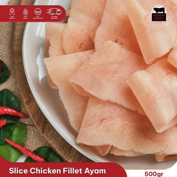 Carne- Slice Chicken Fillet Daging Ayam Slice Tipis 500 Gram