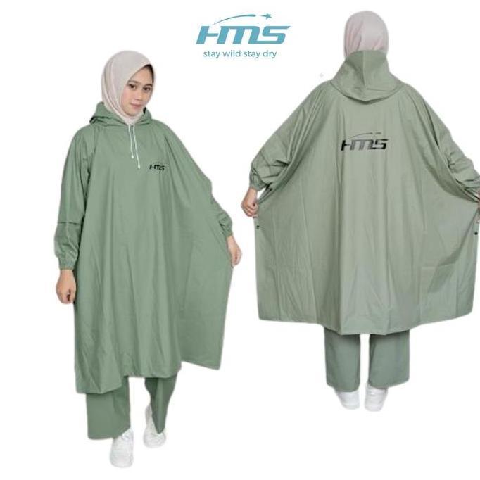 HMS Jas Hujan Raincoat Varian Ponco & Setelan PONCO + CELANA Kelalawar by HMS Raincoat