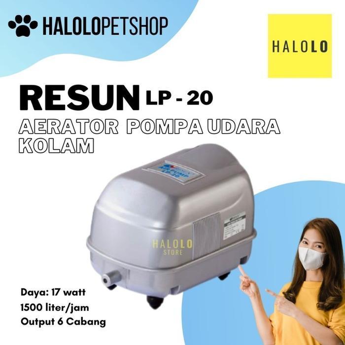 AirPump Pompa Udara RESUN LP 20 LP20 LP-20 Aerator Kolam Low Noise