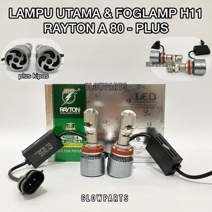 RTD RAYTON A80 PLUS - Socket H11 Lampu Utama & Foglamp