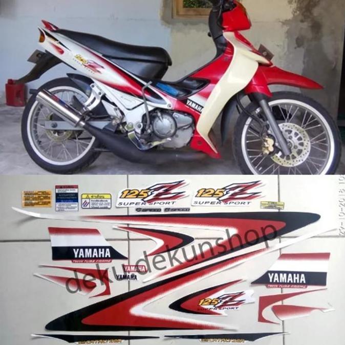 Striping Stiker Yamaha 125z Merah