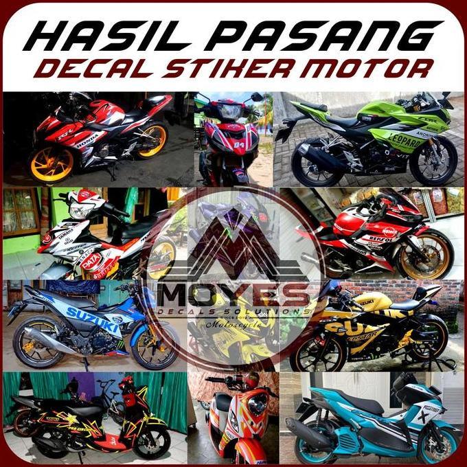 Decal Fullbody - Stiker Nmax Old 155 Gradasi Hitam MYS912