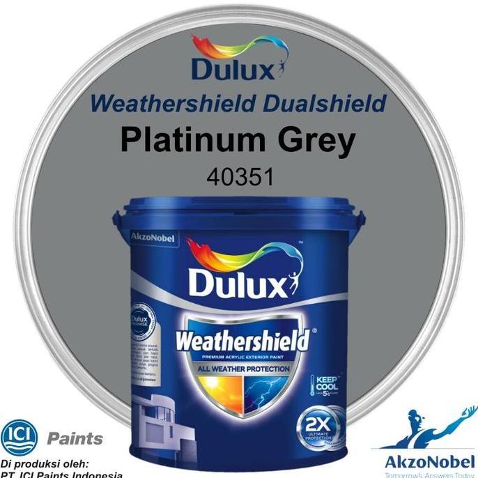 CAT DULUX WEATHERSHIELD 2.5 LT - PLATINUM GREY 40351