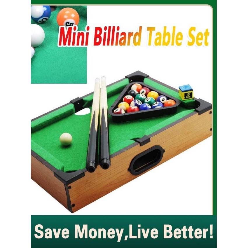 Mini Desktop Pool Billiard Biliar Table Meja Biliar Kecil Mainan Kado Anak
