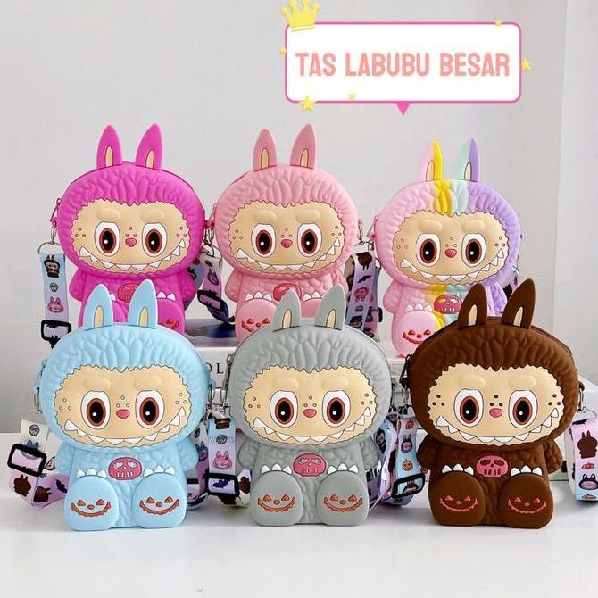 B1baylamon - Tas Slempang Koin Motif Silikon Muat Hp Import