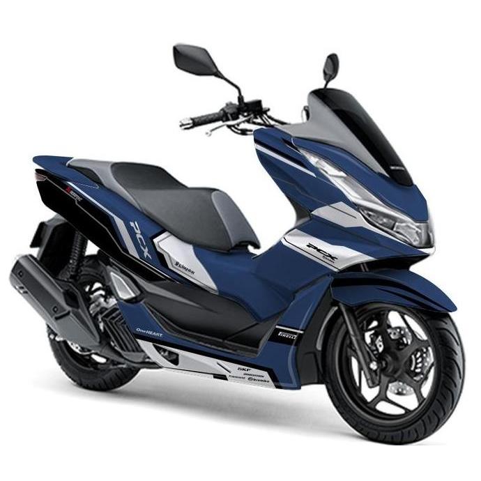 Sticker Stiker Decal PCX 160 Full Body keren Variasi 1 merah putih hitam motor motorcycle