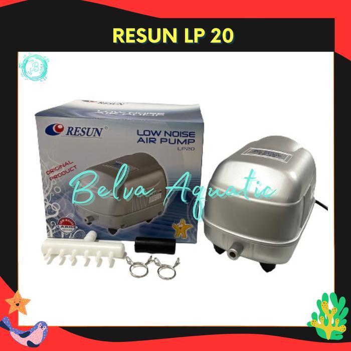 Resun LP-20 Pompa Udara Pompa Kolam Ikan Pompa Aquarium