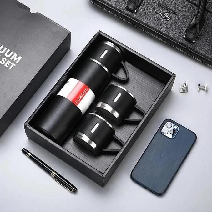 Termos Sultan Vacuum Flask Set Thermos Gelas Cangkir Set Termos Sultan