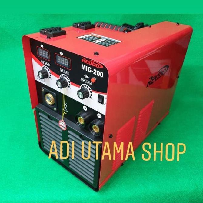 TERBARU - Mesin las CO MIG200 MIG 200A Inverter Welding Machine MIG200A REDBO