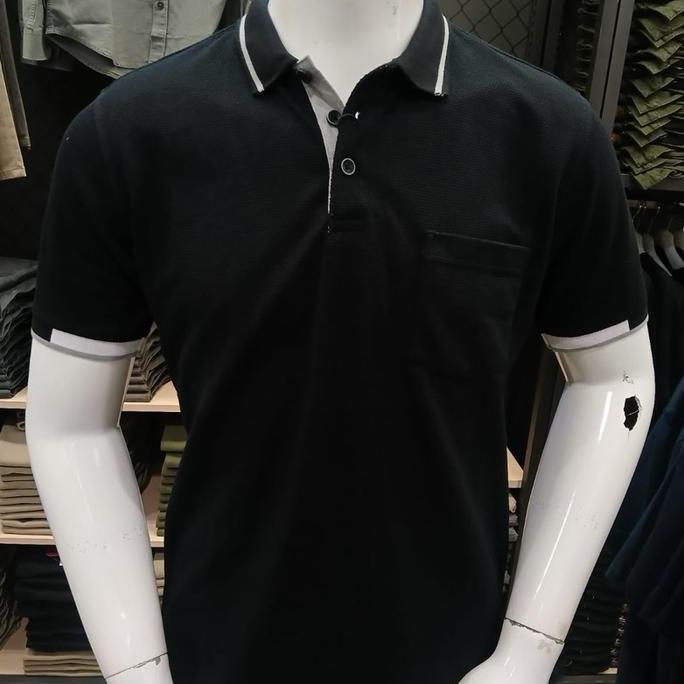 POLO SHIRT CARDINAL JEANS ORIGINAL HITAM KATUN