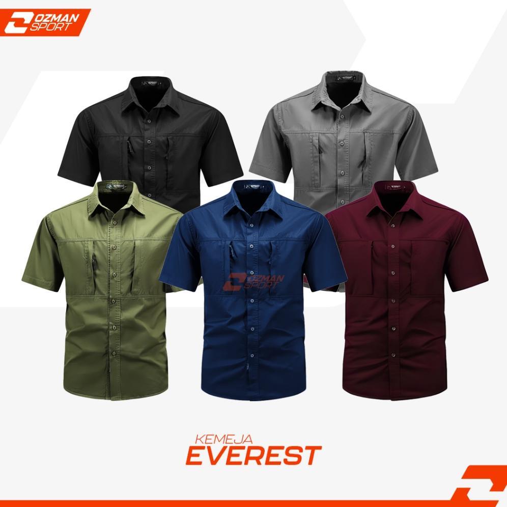 PREMIUM OZMAN SPORT - BAJU KEMEJA OUTDOR LENGAN PENDEK | KEMEJA TAKTIKAL || KEMEJA PDL