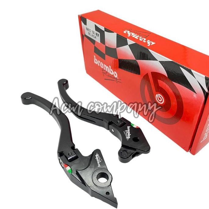 Handle Rem Set Full CNC Lipat Black Stylo CBS Vario160 CBS - Vario 125 150 New - Scoopy New - Genio 