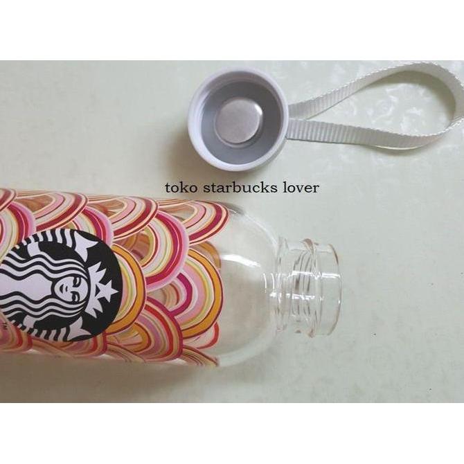 Starbucks Tumbler Bottle Kaca Beling Rainbow