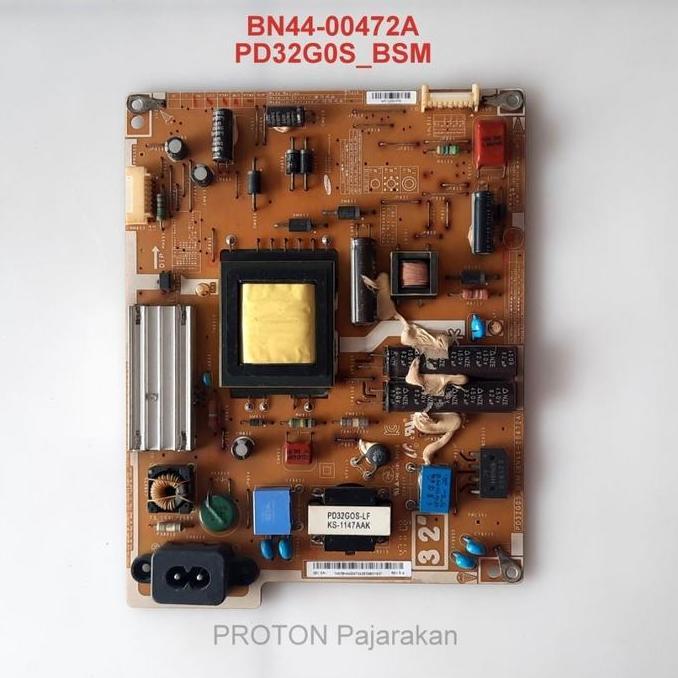PSU LED TV Samsung UA32D4003 UA32D4003BM UA32D4003BMXXD Mesin Power Supply BN44-00472A PD32G0S BSM P