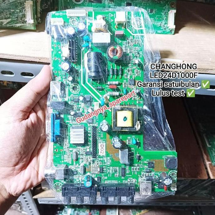 Mb CHANGHONG LED24D1000F 24D1000F mainboard mobo modul tv mesin tv led CVCU32