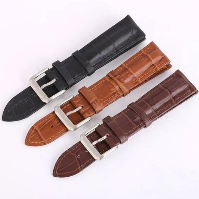 Tali Jam Kulit Leather Strap 14mm 16mm 18mm 20mm 22mm 24mm Fossil AC
