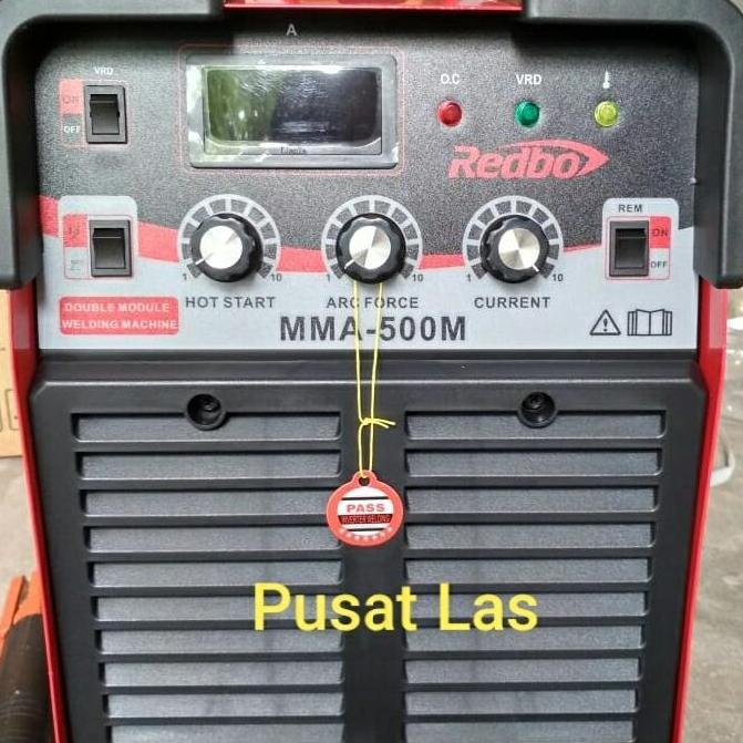 TERBARU - Mesin Las Inverter MMA500M MMA-500M / Travolas MMA 500 MMA500A REDBO