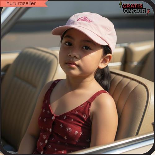 Topi Baseball Anak Laki Laki Perempuan Umur 1 6 Tahun Parasut Premium - Karkur Classic Ready Tanpa N