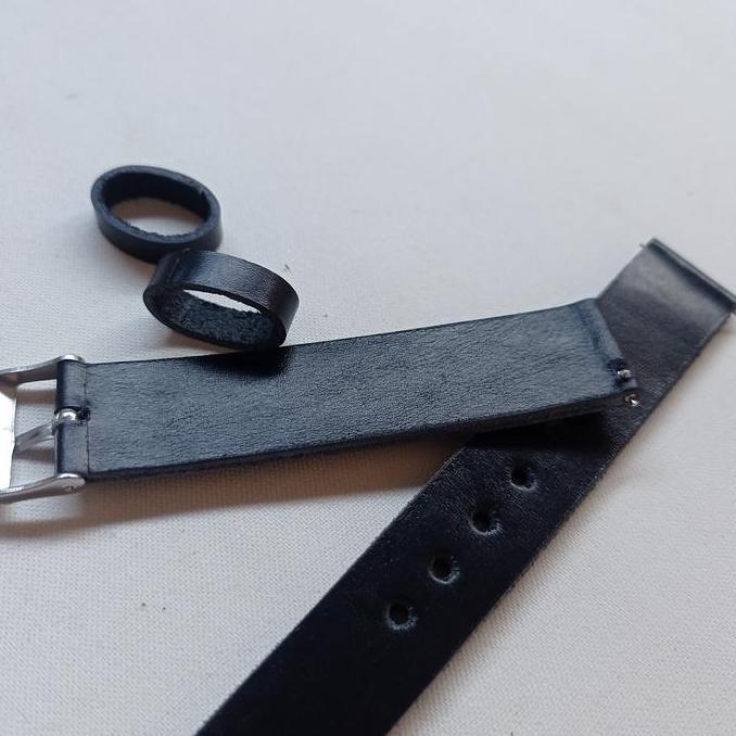 strap tali jam tangan fossil kulit polos quick release 14mm 16mm 18mm 20mm 22mm