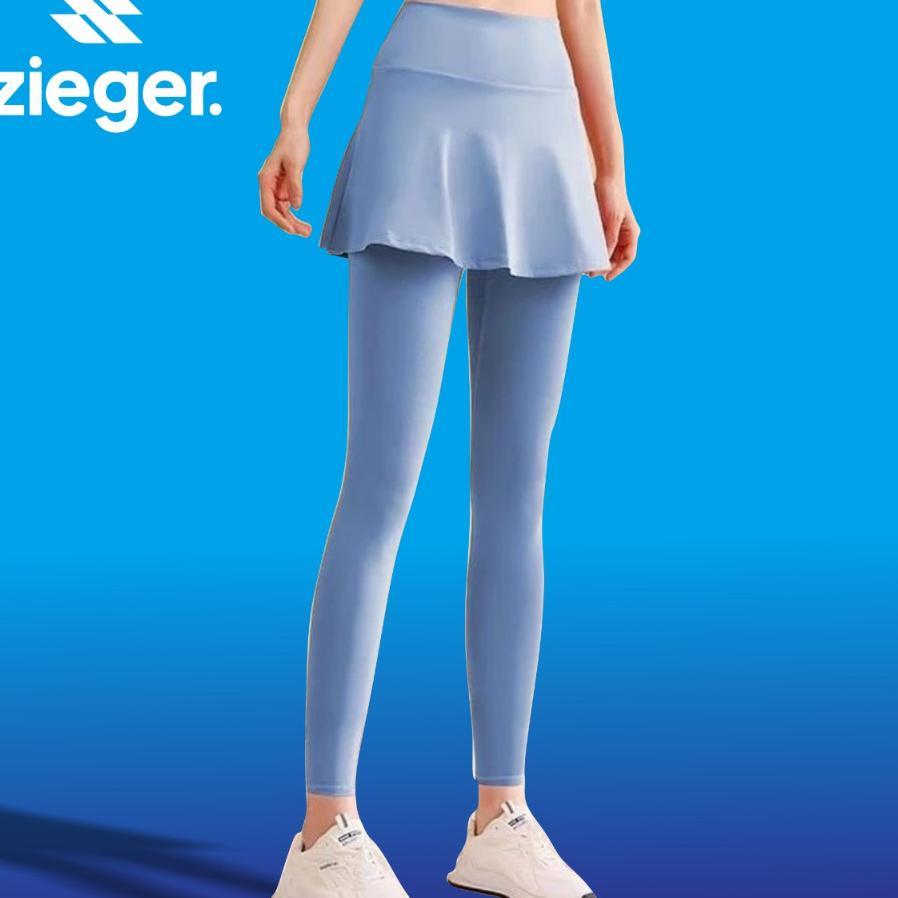 Zieger Activewear Rok Leging High Waist Import Wanita Kekinian Rok Celana 7 Warna Hitam Abu Nevy Ung