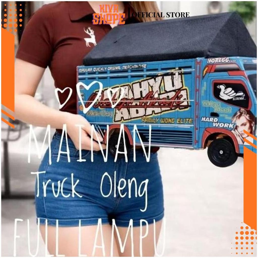 Miniatur Truk Hias Viral Custom 53x49 cm Full Variasi Pajangan Koleksi Truk Oleng Unik Mainan Trek X