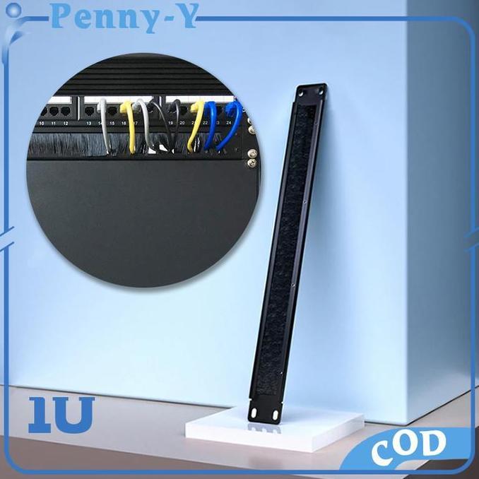 TERLARIS WIRE MANAGEMENT 1U CABLE MANAGEMENT RACK SERVER 1U KABEL RAK SERVER