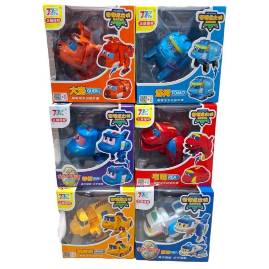 [ PROMO ] Mainan Robot GOGO DINO MURAH / GOGO DINO Robot Transformer Petualangan Dino