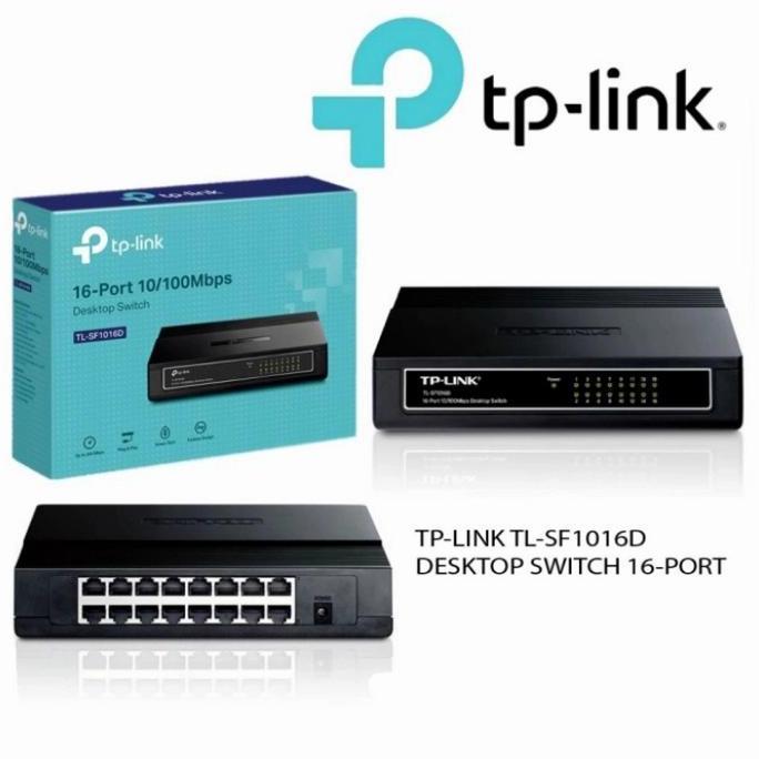 TERLARIS SWITCH HUB LAN 16 PORT TPLINK TL-SF1016D DESKTOP SWITCH 16PORT TP LINK