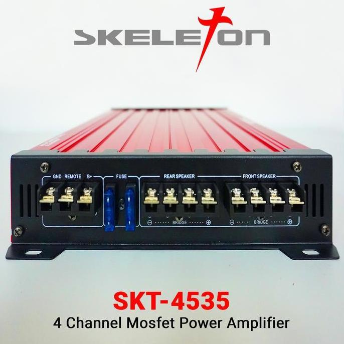 POWER AMPLIFIER MOBIL 4 CHANEL SKELETON 4535