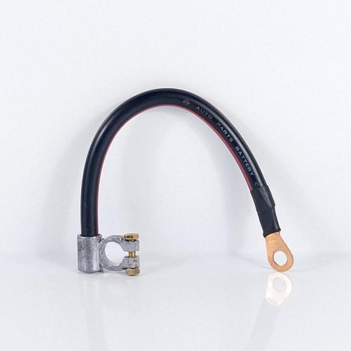 Pkksa- Kabel Aki Massa Model Skun Dan Kepala Aki Mobil Truk - 4 Volt Full Tembaga