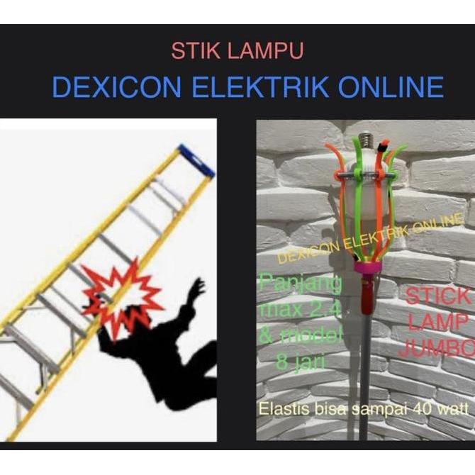 Litcx- Stik Lampu/Stick Lamp Jumbo/Stik Lampu Panjang/Stick Bholam Panjang